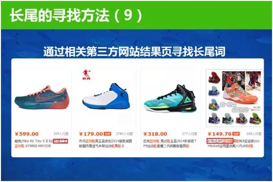 長尾詞尋找方法，淘寶詞