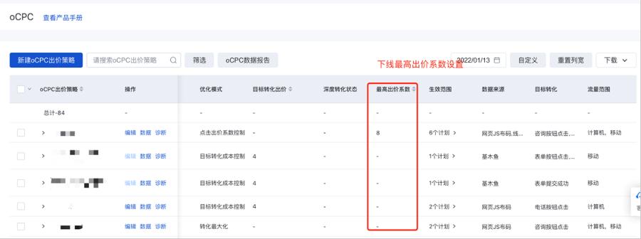 最高出價(jià)系數(shù)下線